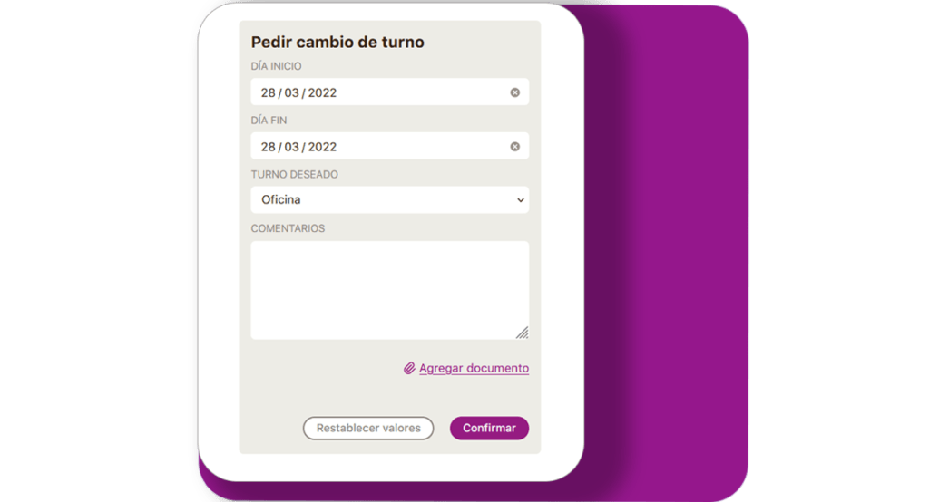 gestiona cambios de turnos gestiona cambios de turnos en niikiis