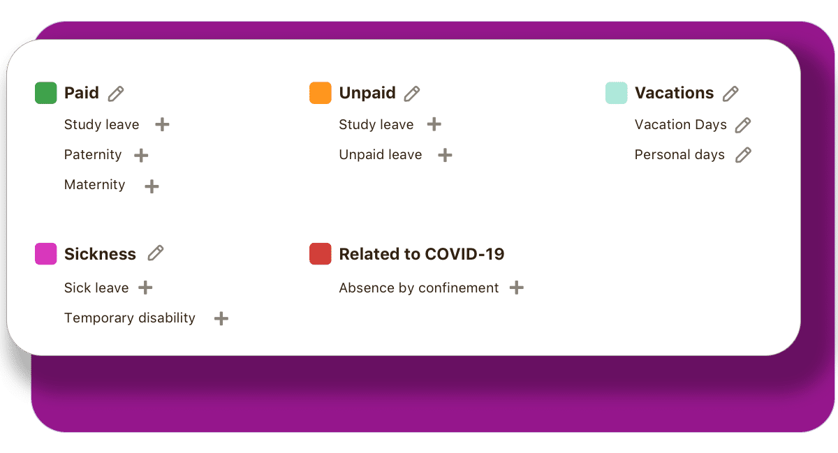 Gestión de vacaciones y ausencias Vacation and absence management