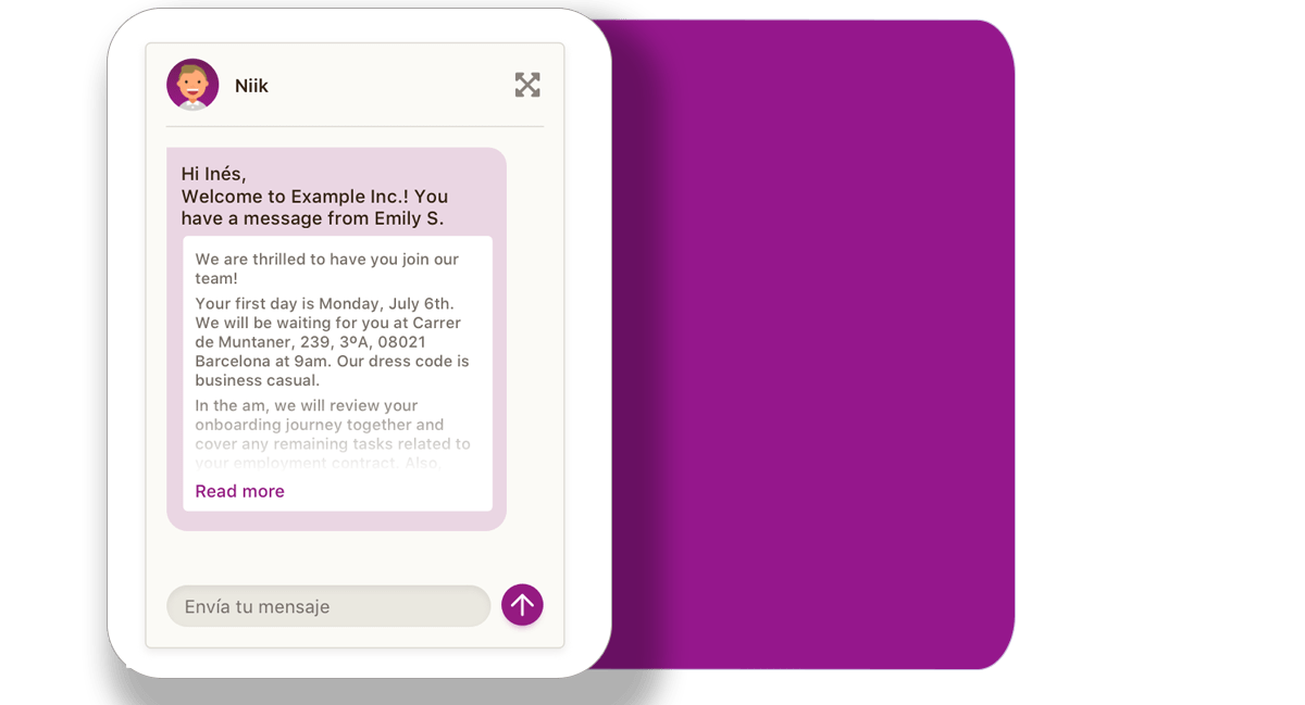 Onboarding para hoteles Onboarding for hotels