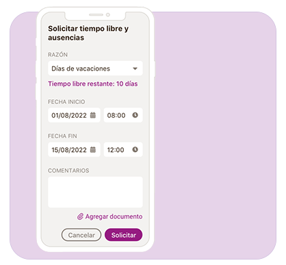 solicitar tiempo libre solicitar tiempo libre y ausencias