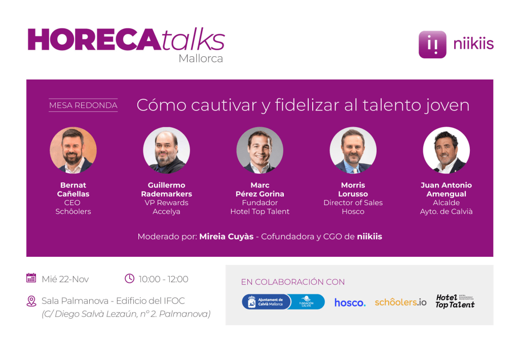 Invitación a mesa de trabajo de profesionales de hostelería en Mallorca, España